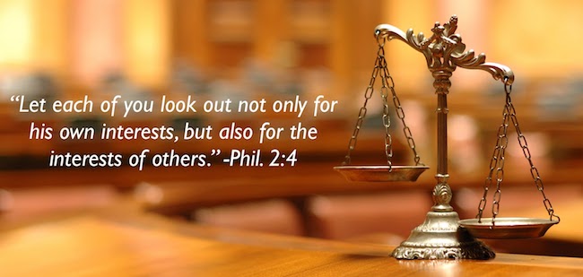 Look each of you look out not only for his interests, but also for the interests of others.
